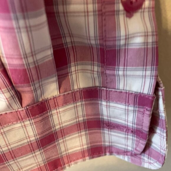 Duluth Trading Company Button Down Blouse Pink Small - Picture 5 of 12